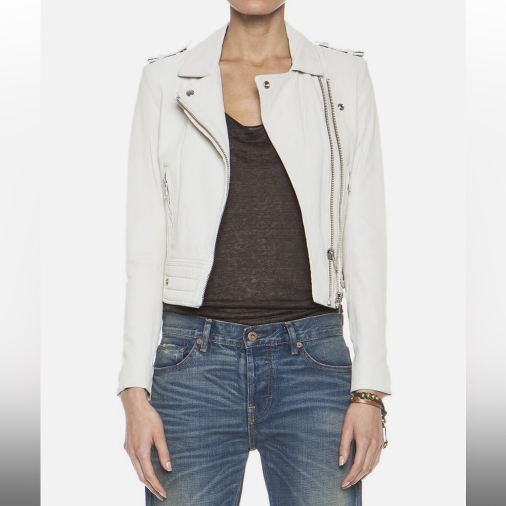 IRO Leather Moto Jacket - Picture 2 of 14